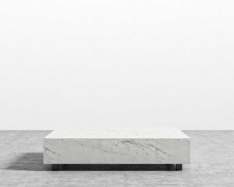 Liza Coffee Table - Carrara Marble 40x40
