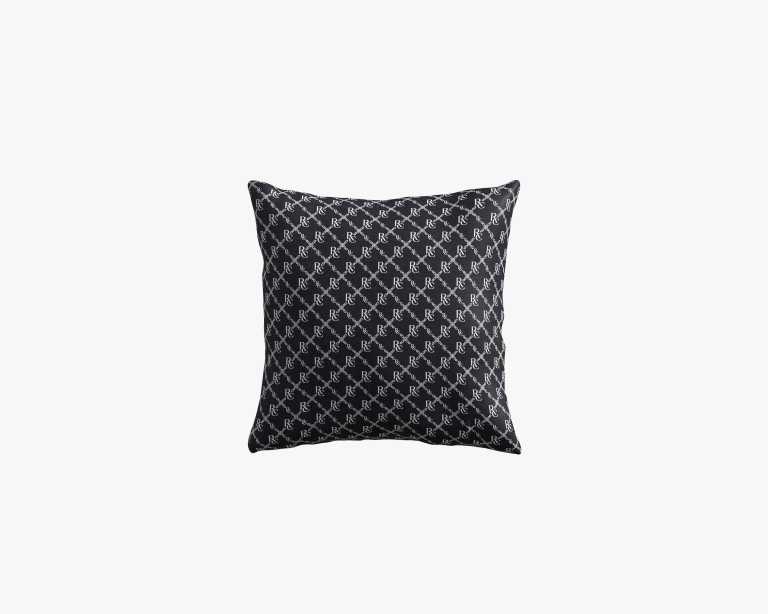 Branded Throw Pillow - Black