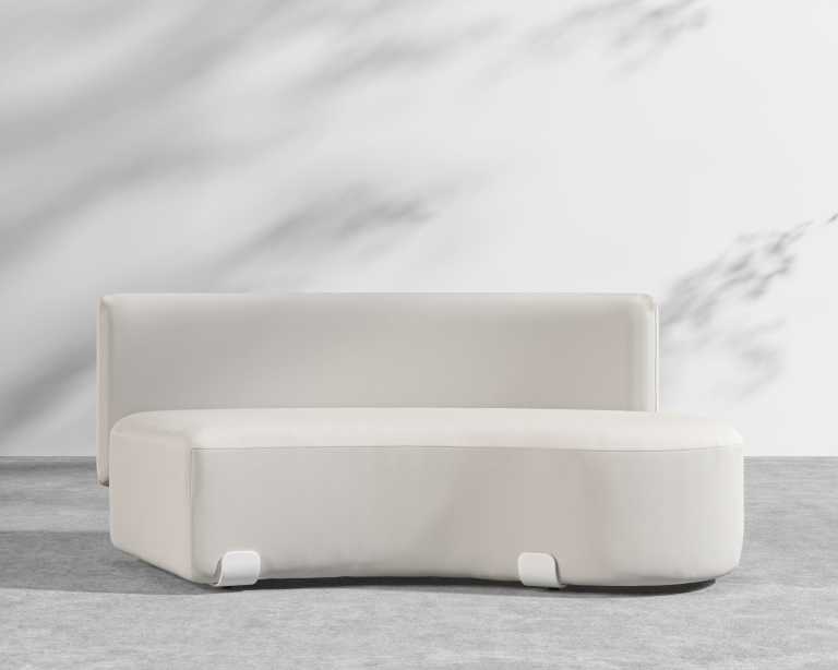 Tano Outdoor Right Corner - Palisades - White