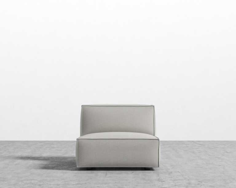 Porter Armless - Plush Weave - Oyster Porter Armless - Plush Weave - Oyster